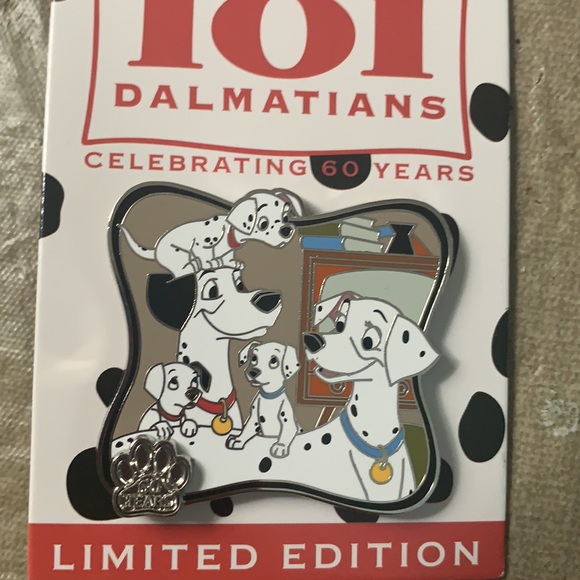 Disney 101 Dalmatian 60th Anniv.  Pongo Perdita - Picture 2 of 2